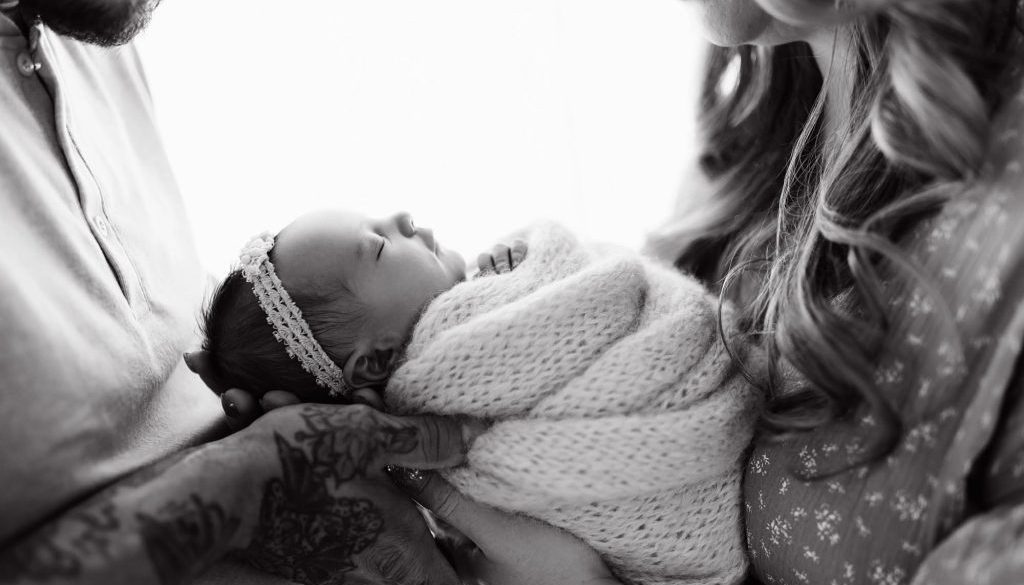 Nashville newborn + family photoshoot
